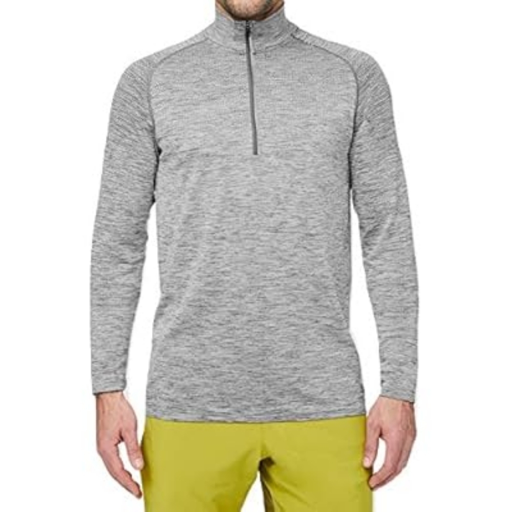 Lululemon Metal Vent Tech 1/2 Zip II Slate / White